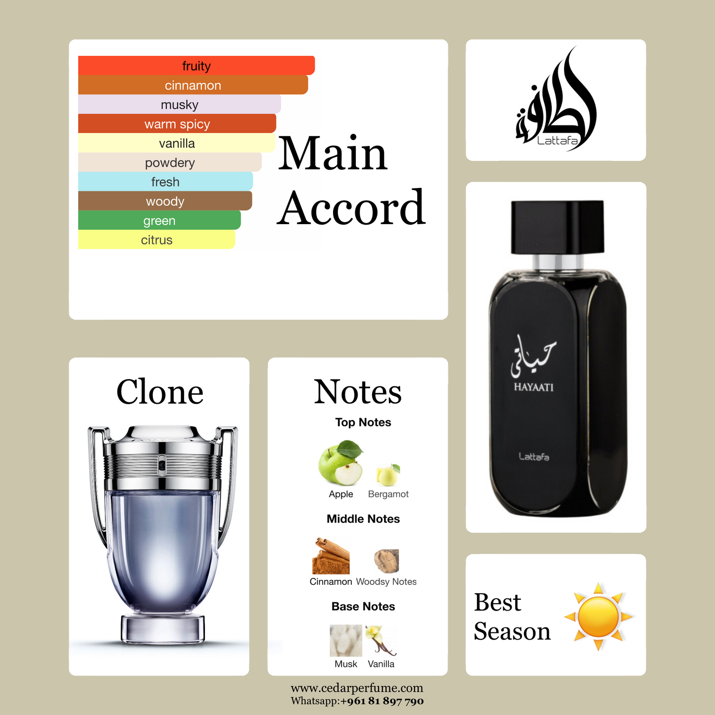 Lattafa  Hayaati - Invictus Aqua Clone