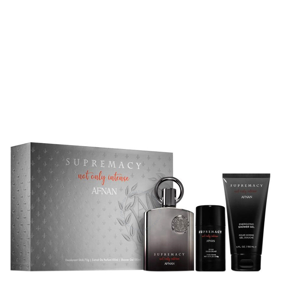 Afnan  Set Supremacy Not Only Intense (Edp 100Ml +Sg100Ml + Deo Stick 75 Gms)