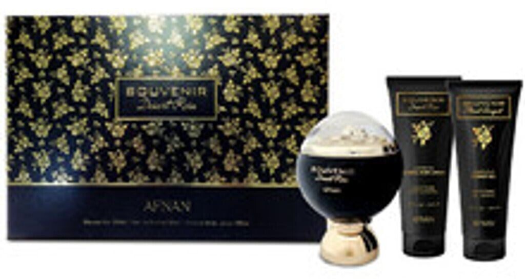 Afnan  Set Souvenir Dessert Rose(Edp 100Ml + Sg 100Ml + Bl 100Ml)
