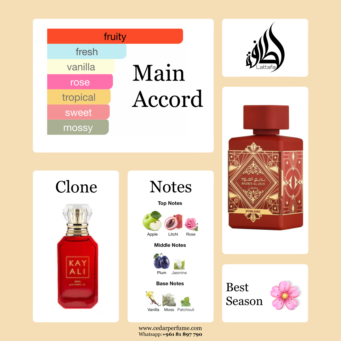 Badee Al Oud Sublime - Kayali Eden Juicy Apple | 01 Clone