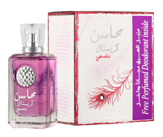 Mahasin Crystal Violet by Lattafa Eau de Parfum