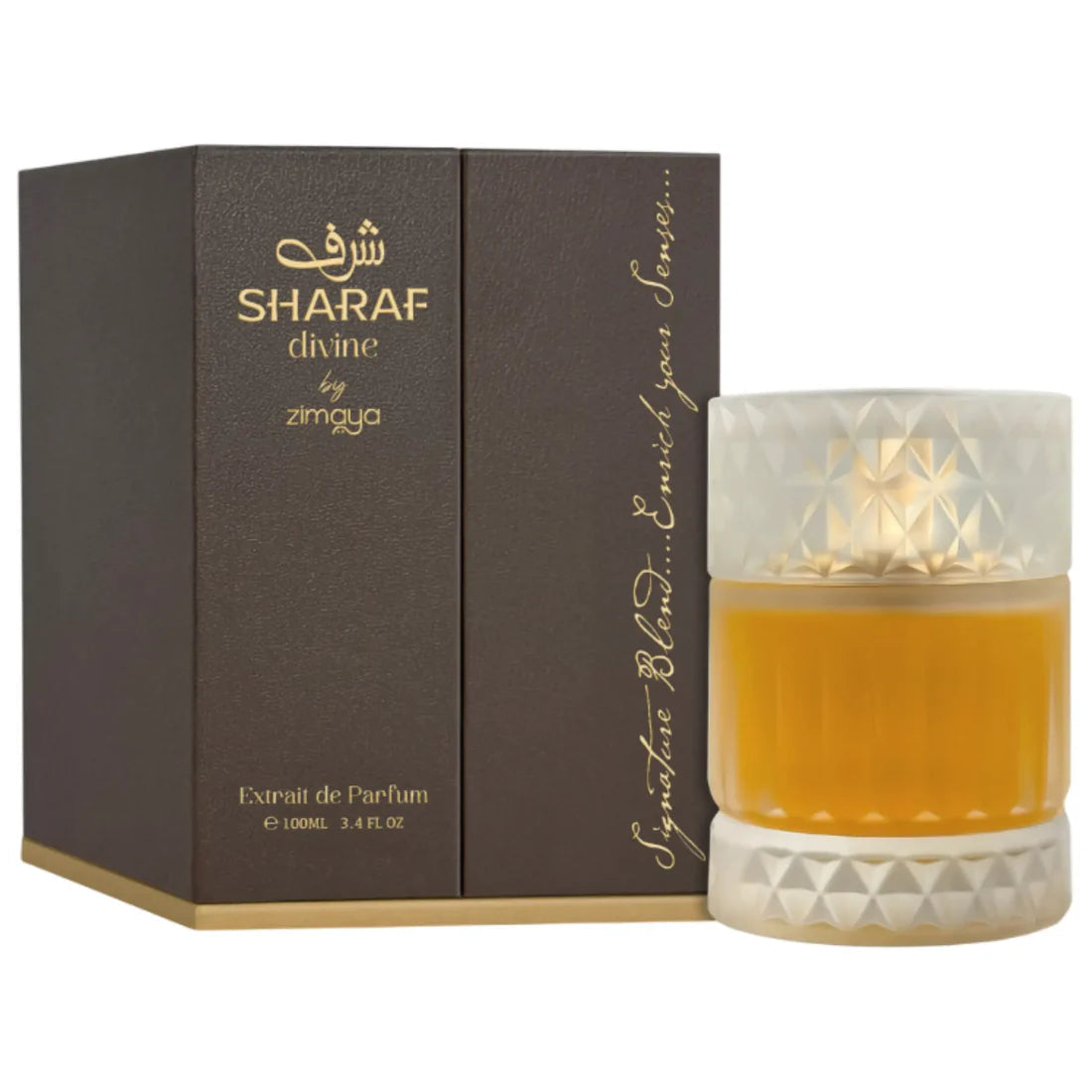 Zimaya Sharaf Divine Eau de Parfum — Inspired by Kilian's Angel Share Paradis