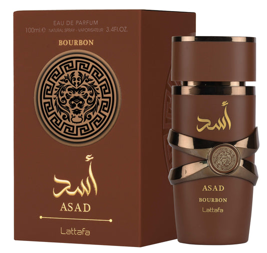 Asad Bourbon by Lattafa Eau de Parfum — Inspired by Azzaro The Most Wanted Intense